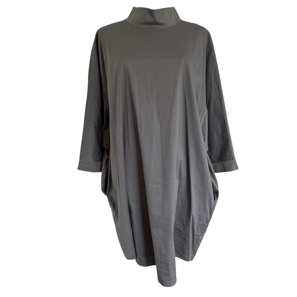 WINGATE XL Cocoon Tunic Dress Lagenlook Oversized Architectural Minimalist